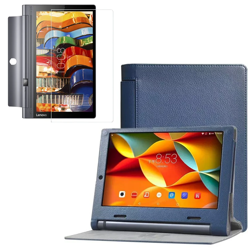 1x Screen Protector , Folio Stand Luxury Leather Case Full Protective