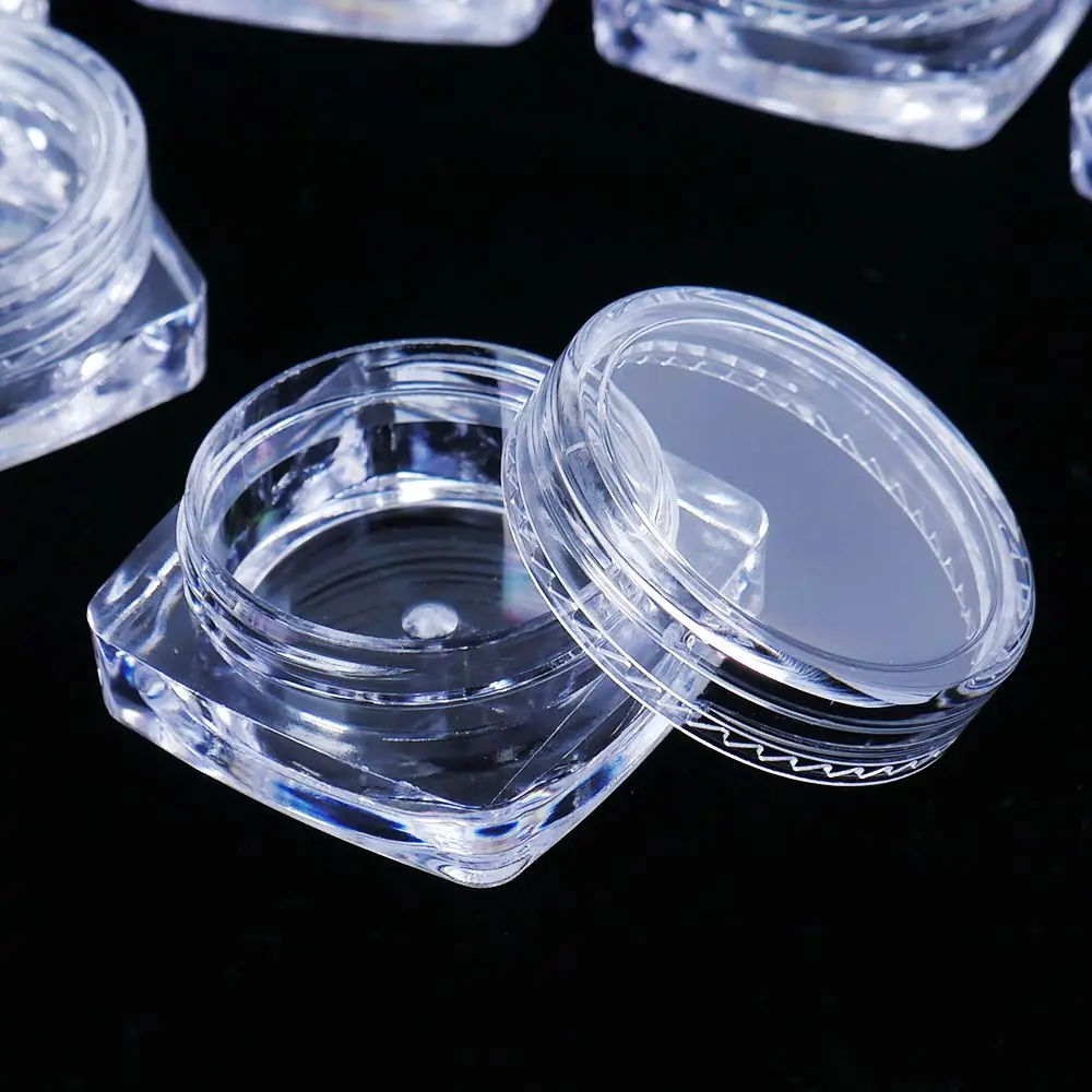 Cream Lip Balm Clear Bottle 3g Cosmetic Empty Eyeshadow Sample