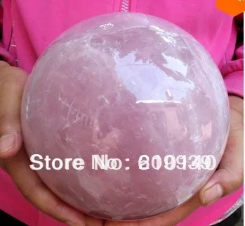 

Rare nature rose quartz crystal sphere ball reiki healing 150mm