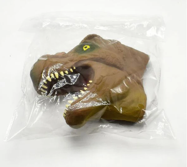 Бесплатная доставка 1xNEW Cool TPR vinstyle safety fright Dinosaur bite giggle игрушка для развлечения