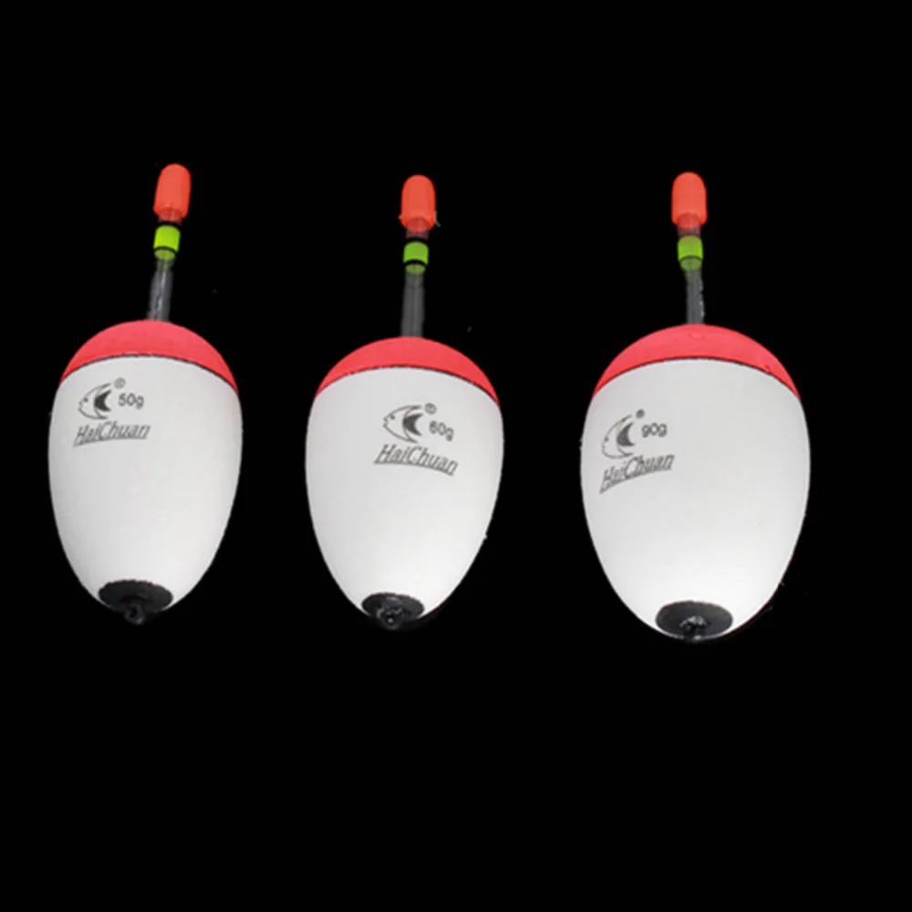 

2PCS/Set EVA Fishing Float 10g/20g/30g/40g/50g/60g Bobber night luminous Sticks Pot-bellied Belly Fishing Tackle Tool