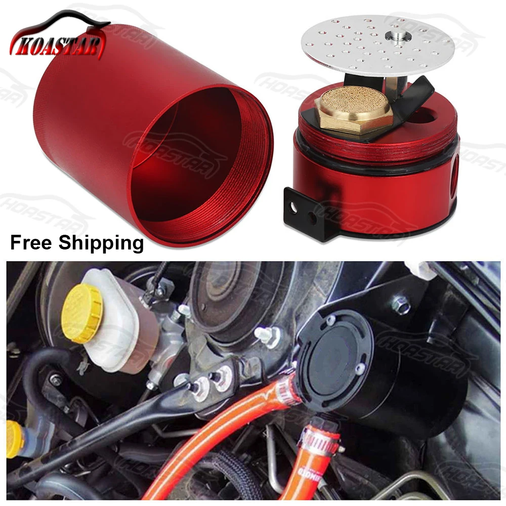 RACING OIL CATCH TANK SEPARATOR BAFFLED 3 PORT AIR OIL CATCH CAN TANK