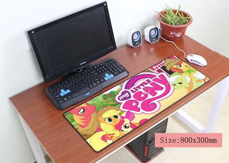 My little pony коврик для мыши 800x300 мм коврик для мыши для компьютера мышь Notbook коврик для компьютерной мыши подарок игровой padmouse геймер к