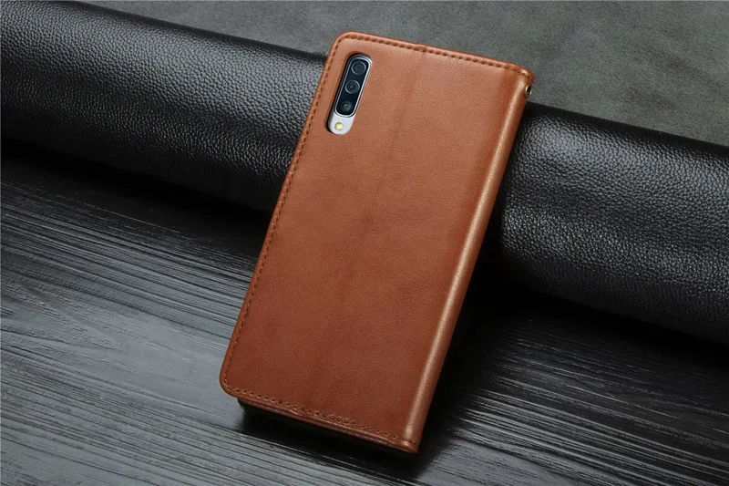 Кожаный чехол с откидной крышкой для samsung Galaxy A10 A20 A30 A40 A50 A70 A20E M10 S8 S9 S10 плюс S10e Note 8 9 10 Pro J2 премьер-Чехол
