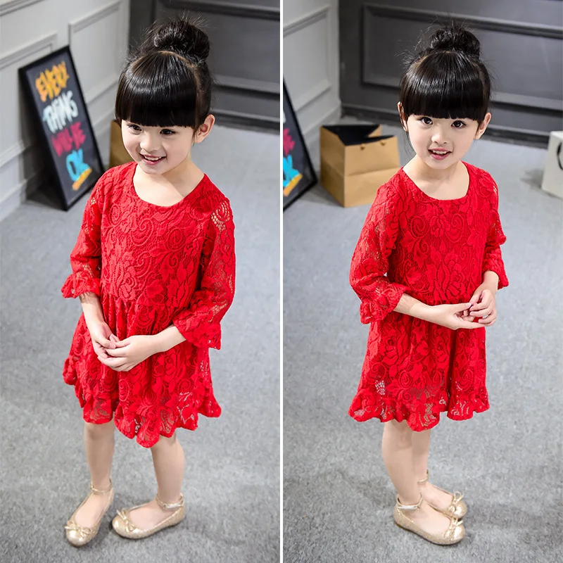 

2016 new autumn dress girls dress girls clothes kids clothes kids dress children clothing dresses for girls BC-Q182