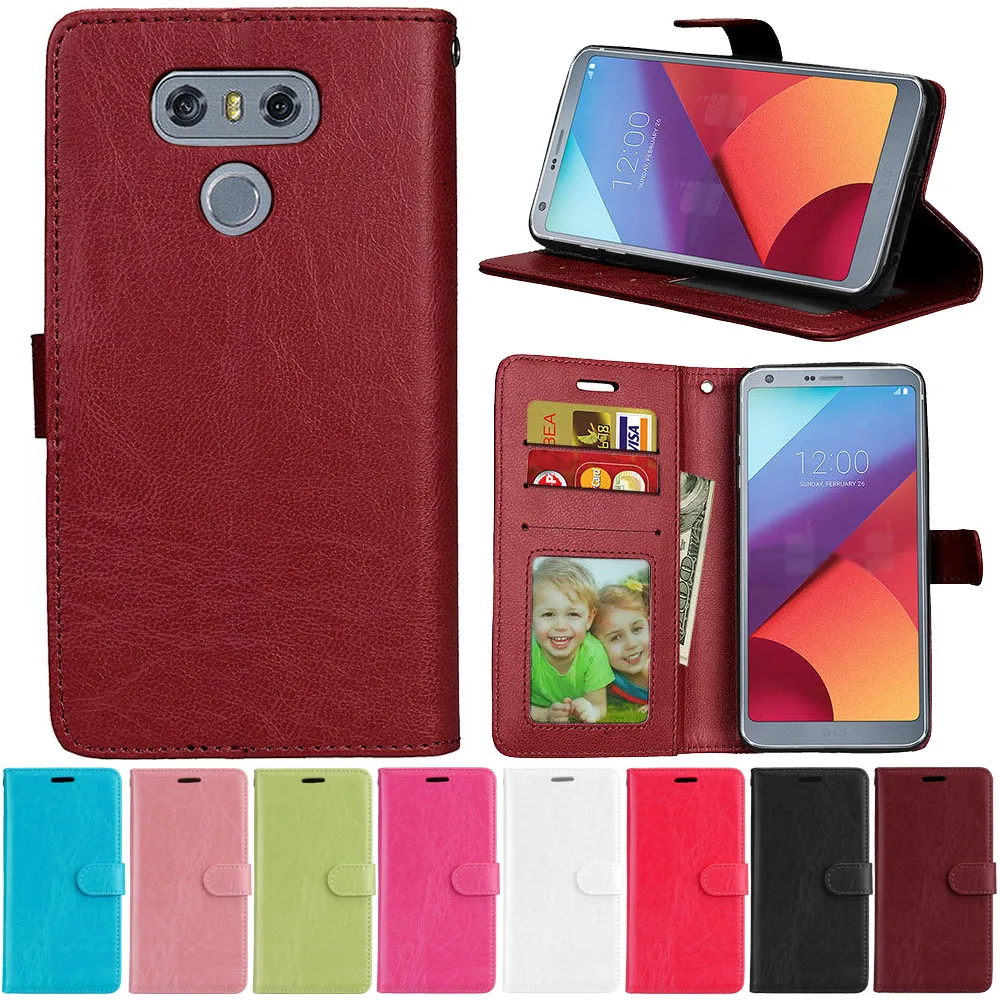 

Case For LG G6 Flip Wallet Cover Cases For LG G 6 LGG6 Mobile Phone Shell For LG g6 Cover Bags Luxury PU Leather 5.7 Inch Coque