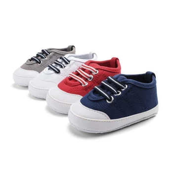 

Breathable Canvas Baby Boys Girls Shoes Anti-Slip Shoes Sneakers Toddler Soft Soled First Walkers