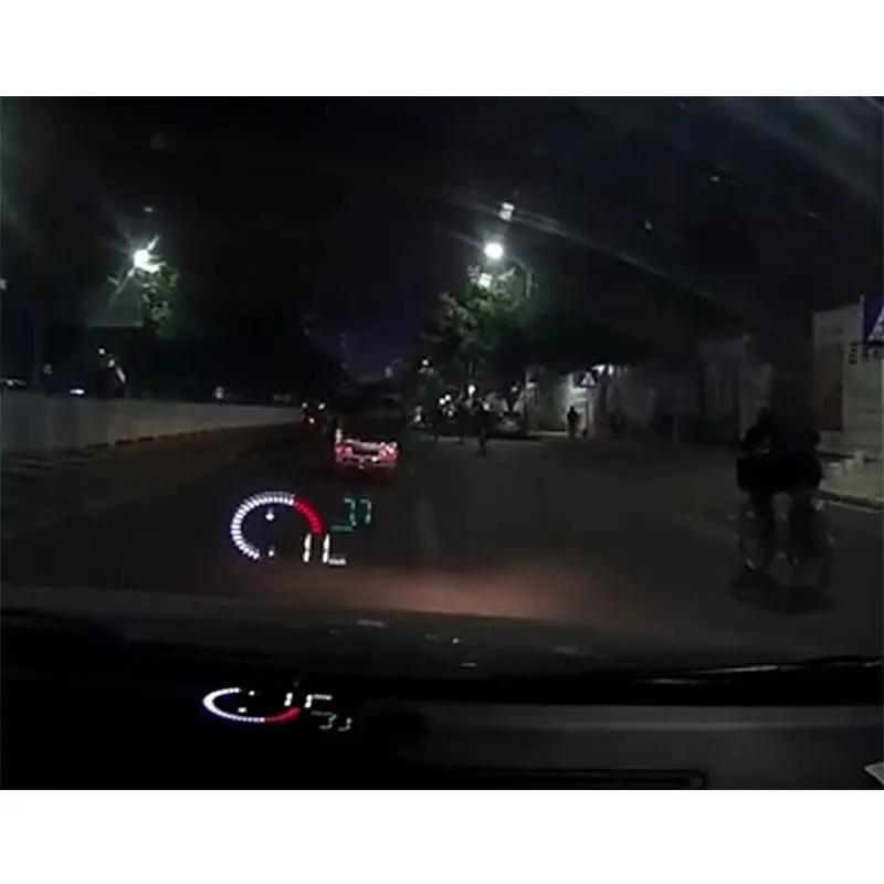 Автомобильный Hud 3 5 дюйма X6 дисплей GPS спидометр цифровое предупреждение о