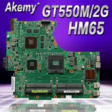 Akemy N53SN материнская плата для ноутбука ASUS N53SN N53SM N53SV N53S N53 Тесты оригинальная материнская плата GT550M 2 Гб HM65