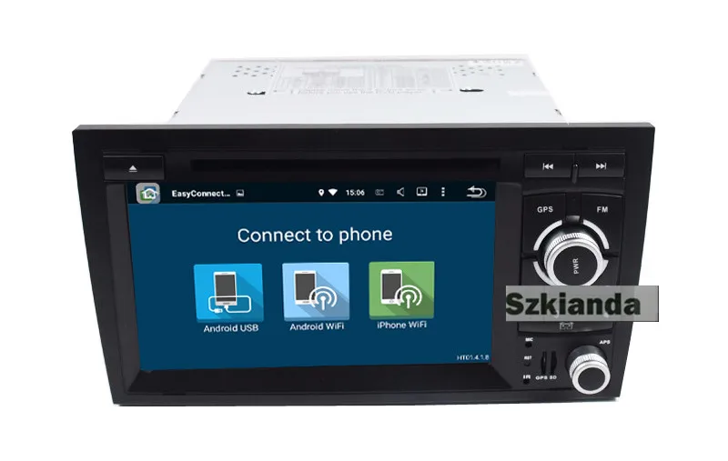 Sale 2017 NEW 2Din Car DVD Android 6.0 for Audi A4 Android 2002-2008 year with Wifi 4G GPS Bluetooth Radio RDS USB SD Free 8GB Map 4