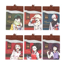 My Hero Academia Anime Boku no Hero Academia Deku Midoriya Bakugo Shoto Uraraka Yaoyorozu Jirou Chocolate Rubber Keychain my hero academia anime izuku midoriya katsuki bakugo ochako uraraka boku no hero academia japanese rubber keychain