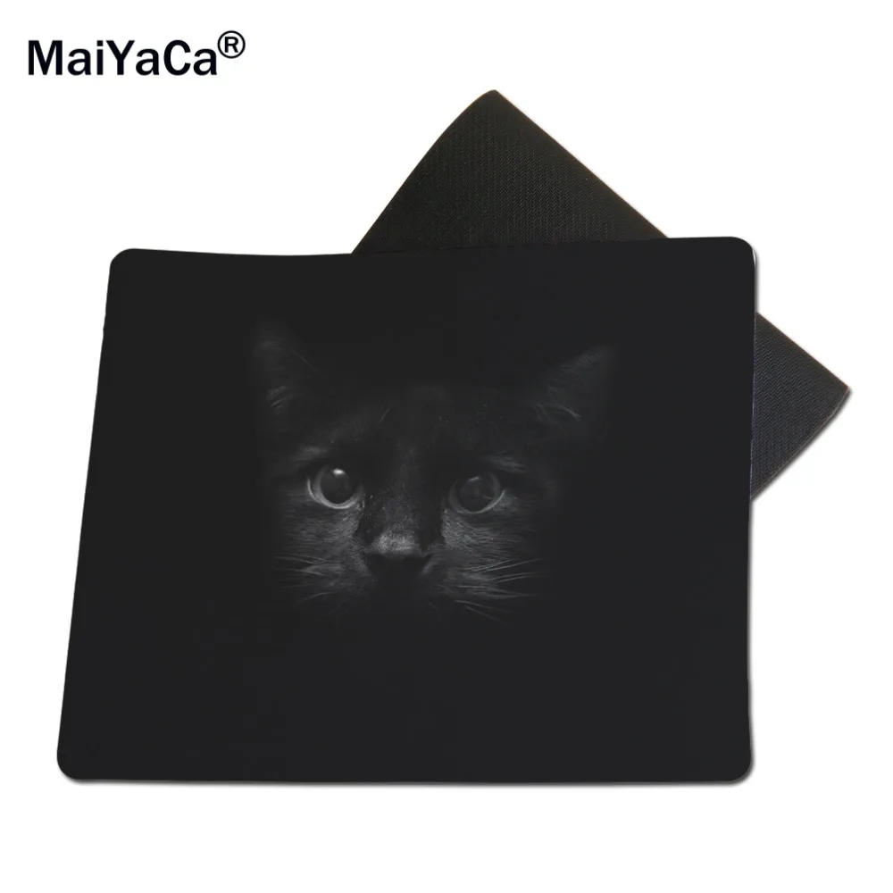 

MaiYaCa Black Background Cats Best Custom Mousepads Rubber Pad 18*22cm and 25*29cm Lock and No Lock Mouse Pad