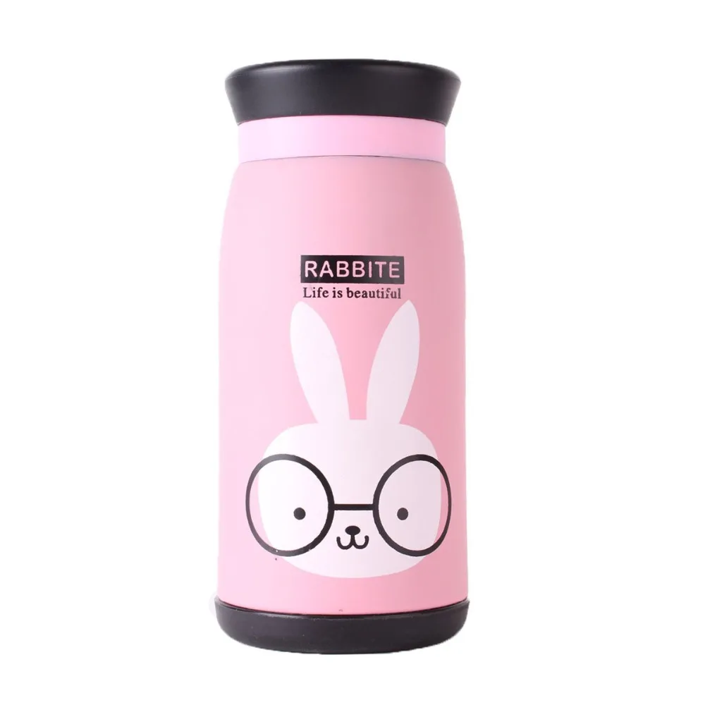 

Stainless Steel Cartoon Thermos Cup Bottle Thermocup Vacuum Thermal Mug 260ml/350ml Funny Gift