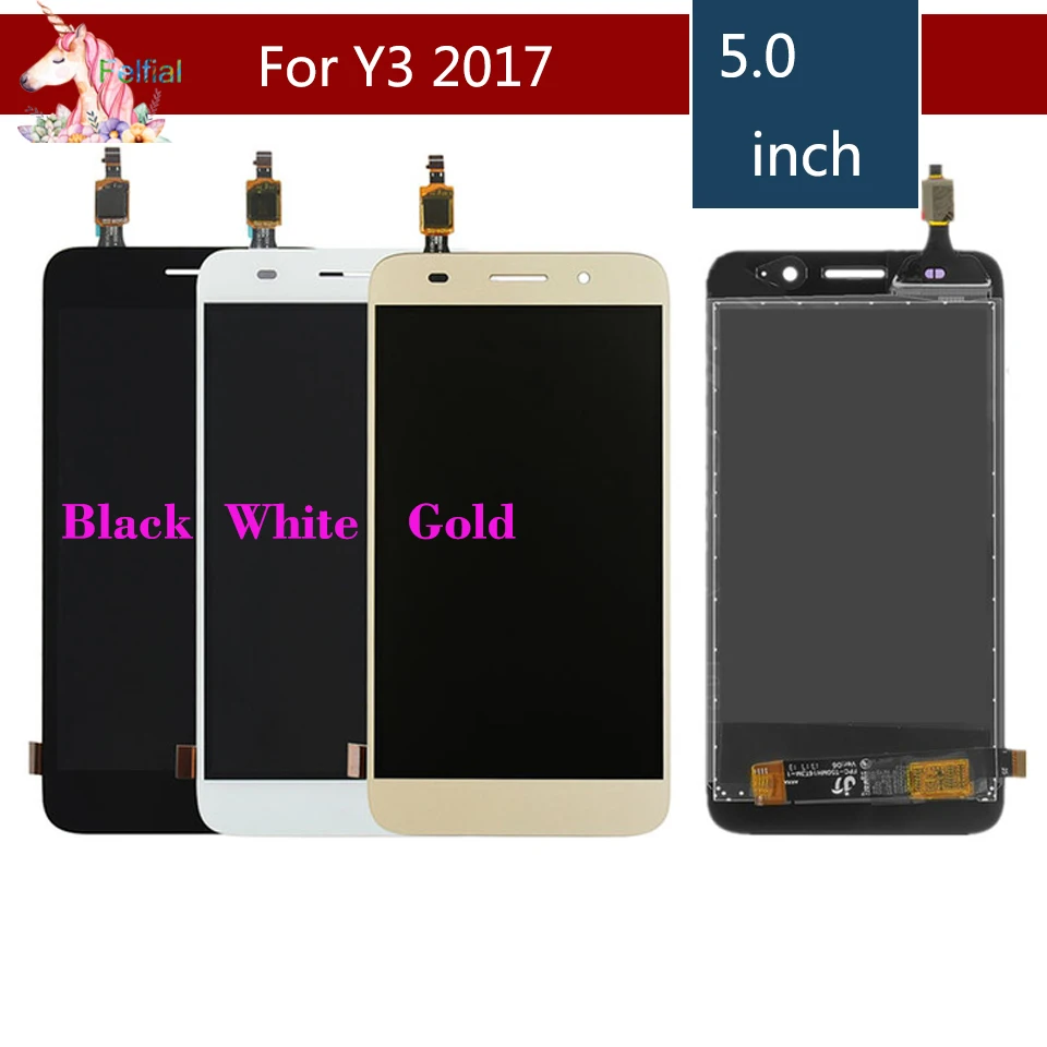 Оригинальный сенсорный ЖК дисплей в сборе для Huawei Y3 2017 детской модели Y5 Lite экран с