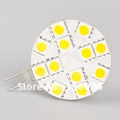 

12V LED G4 Lamp 12LED Epistar SMD5050 Spot Boat Marine White Warm white 240-264LM 5pcs/lot