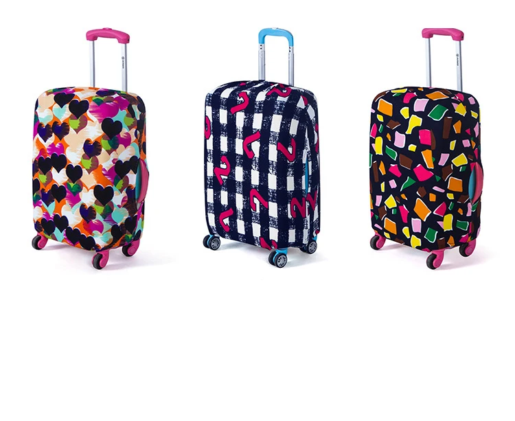 Alta qualit viagem elasticidade moda bagagem capa
