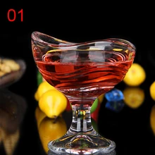 Прозрачная чашка для мороженого, цветной прозрачный фруктовый сок молочный Коктейльная десертная чашка, бар Домашний коктейльный блендер чашка для молока