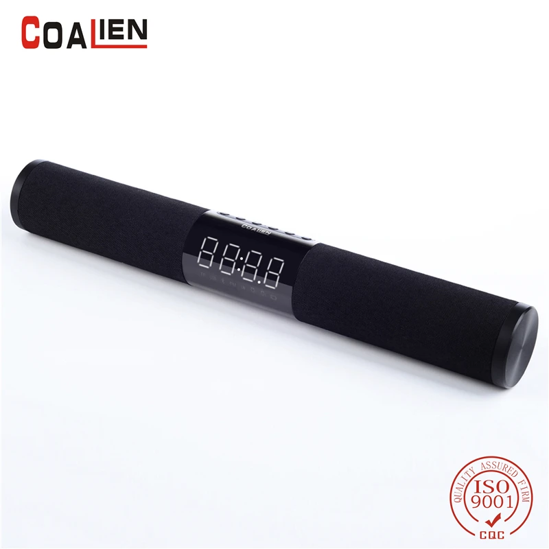 COALIEN Soundbar Bluetooth Speaker Wireless font b Portable b font 20W Stereo Subwoofer with Alarm TF