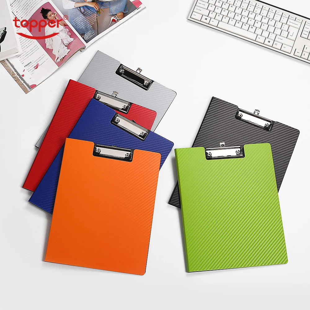 

High Quality PP A4 Exam Paper Writing Boards With Clip PP Business Document File Folder Clipboard Office And School Stationery