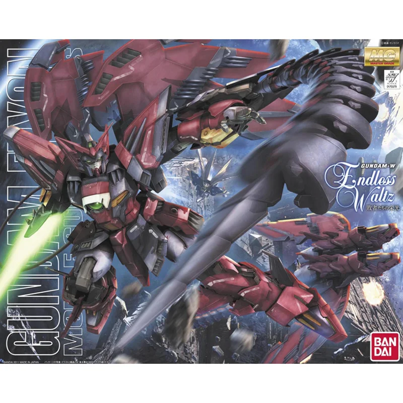 BANDAI MG 1/100 новый мобильный репортаж Gundam Wing OZ 13MS Epyon новая экшн фигурка детская