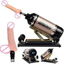 Female Masturbation Sex Machine Multi-speed Thrusting Massager with Silicone Dildo Sex Love Machine Toys for Couples E5-1-63