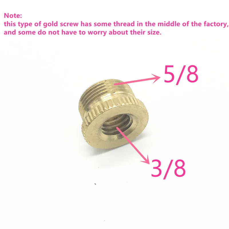 5 шт. высокое качество 5/" Мужской до 3/8" Женский Микрофон Микрофонный Стенд адаптер резьба Винт