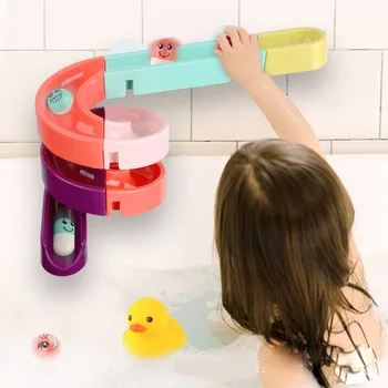 

New Baby Bath Spray Water Track Toy Swimming pool waterfall Toys Kids Bathroom Bathtub Toys