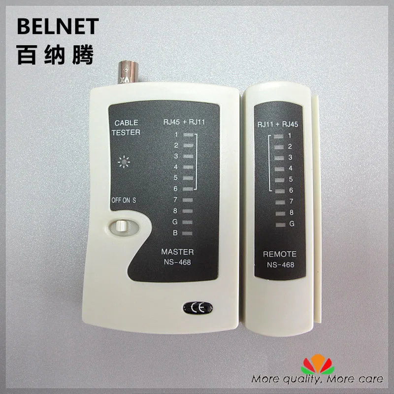 Multi-purpose network tester telephone line tester Network cable tester Video surveillance system line tester RJ11 RJ45 BNC jack