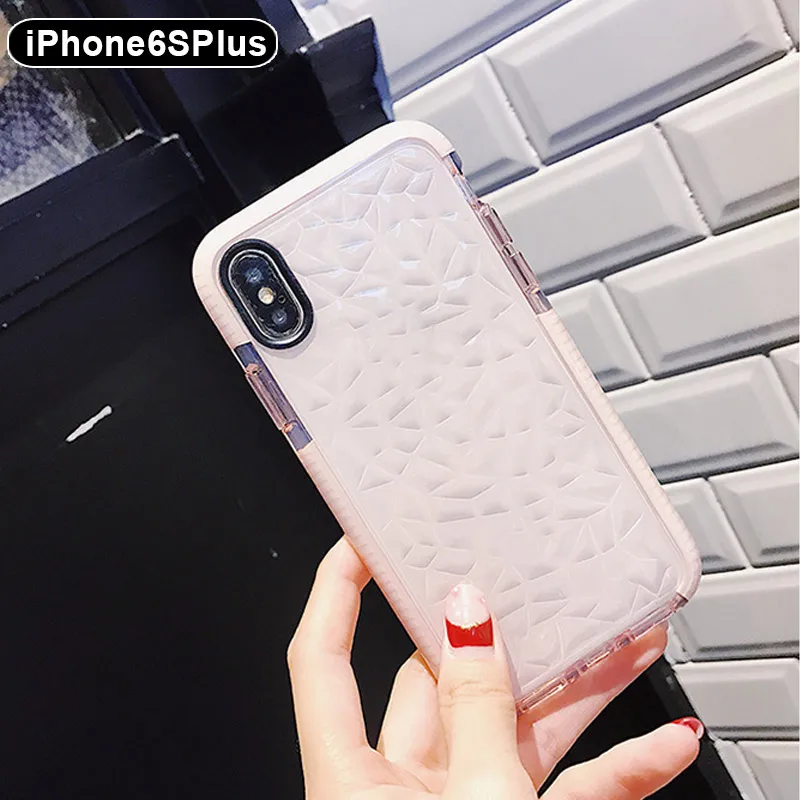 For iPhone6S Plus Высокое качество мобильного телефона чехол для телефона чехол Мягкий ТПУ противоударный Прочный моды для iPhone6s 7 8 Plus iPhone X - Цвет: For iPhone6S Plus