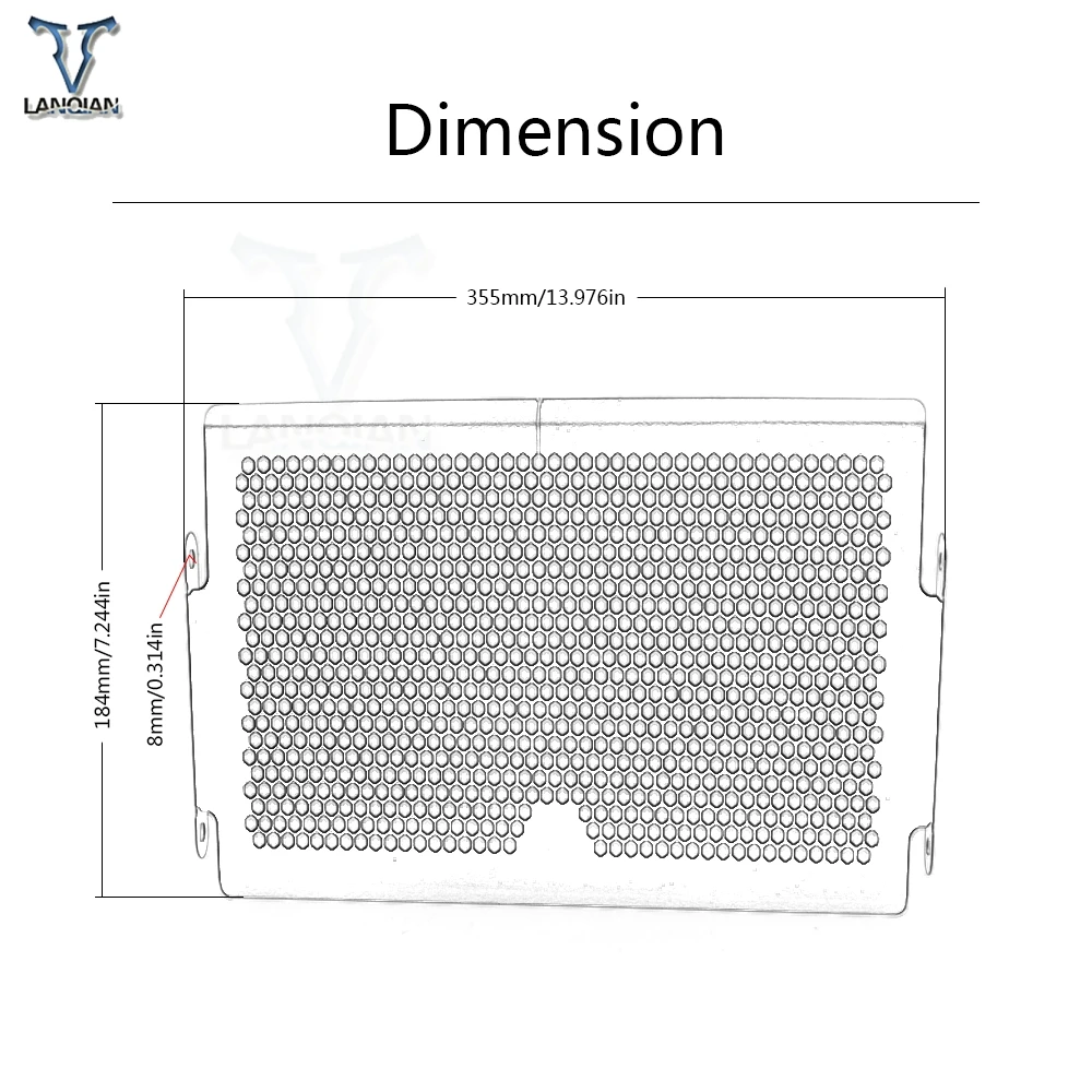 Motorcycle Accessories Radiator Grille Guard Cover For Yamaha MT-07 2014 2015 2016 /FZ-07 2014 2015 2016 mt-07 fz-07 xsr700