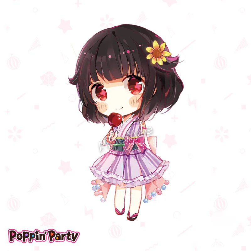 Японская аниме игра BanG Dream! Вечерние брелки для косплея Касуми Тояма из акрила