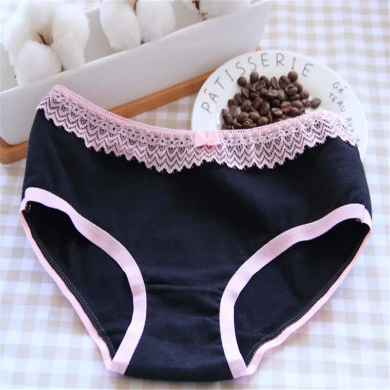 Candy Colors Soft Cotton Young Girl Briefs For Teenage Girls Panties