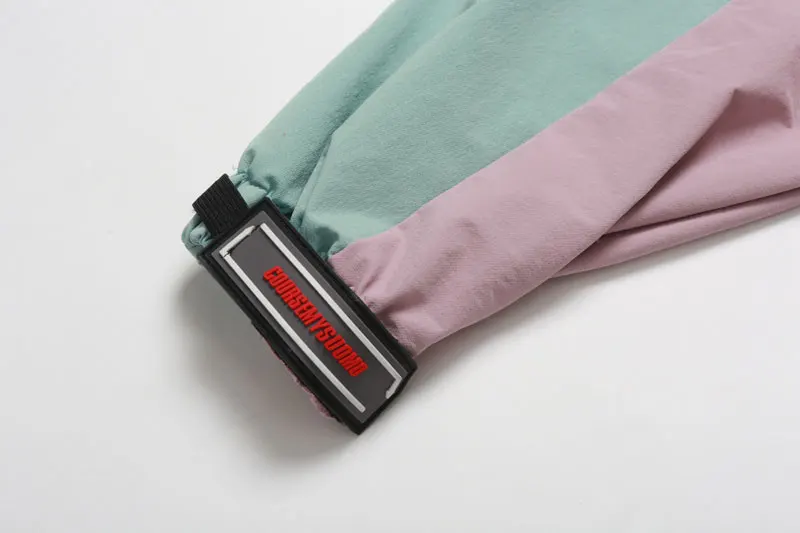 Patchwork Harem Joggers Pants 8
