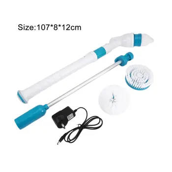 

1 Pc Household Cleanning Accessories Long Handle Scrub Spin Electric Home Wall Ceiling Cleaning Brush Washable Clean Accessories