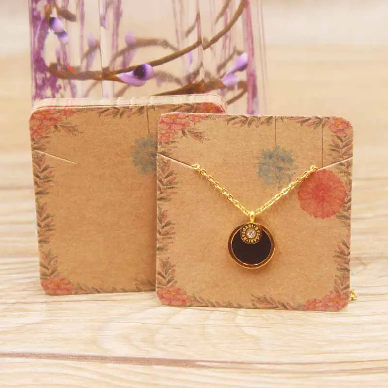 new arrival marble 5*5cm elegant jewelry necklace pendant package card50pcs+50pcs 3*3cm cute stud earring display card per lot discount Jewelry Packaging & Displays
