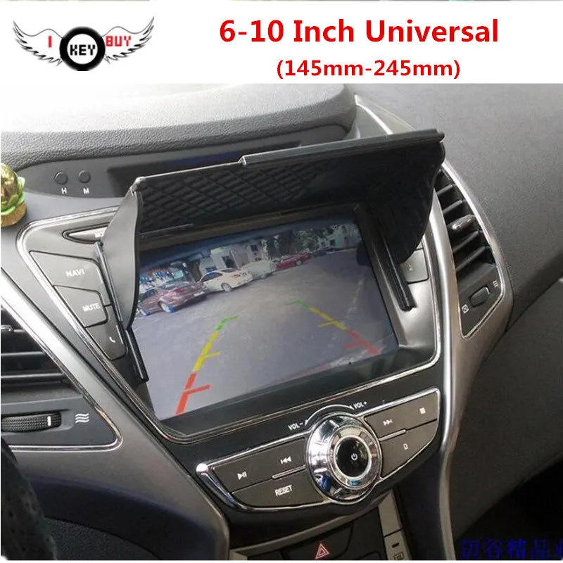 

Free Shipping 6-10 Inch Universal Car GPS Navigation Light Cover Barrier GPS Navigator Sun Visor Sunshade Hood Width 145mm-245mm