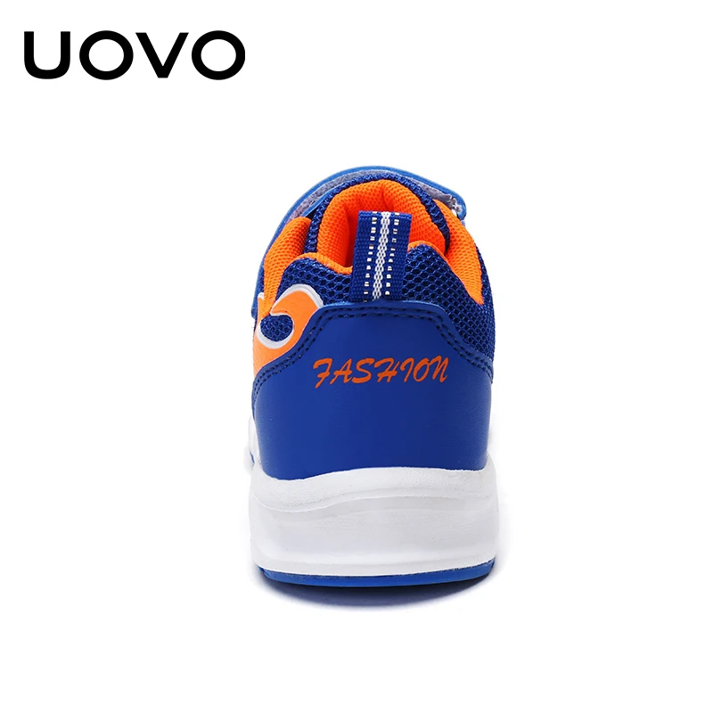 UOVO 2019 Kids Running Shoes For Boys Fashion Breathable Sport Sneakers Boys School Shoes Spring Big Children Shoes Size 30#-40#