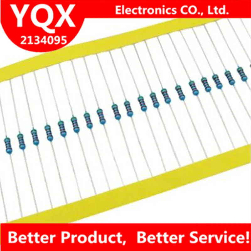 100 unids 82 Ом 1/4 W 82ohm 82R резистор де Pelicula metalica 0.25 Вт 1% ROHS | Электроника
