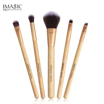 

IMAGIC Fashionable 5 Pcs Makeup Brushes Tool Set Powder Eye Shadow Foundation Blush Blending Beauty Make Up Brush Maquiagem