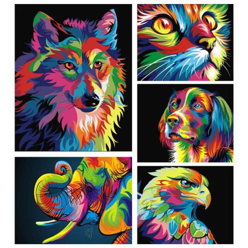 

5D Diy Diamond Painting,Cross Stitch,Full square Diamond Embroidery,wolf,3D,Diamond Mosaic,Pattern, Rhinestones,Needlework LRR