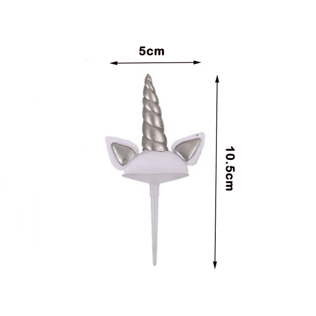 aliexpresscom buy unicorn horn cake topper unicorn birthday party