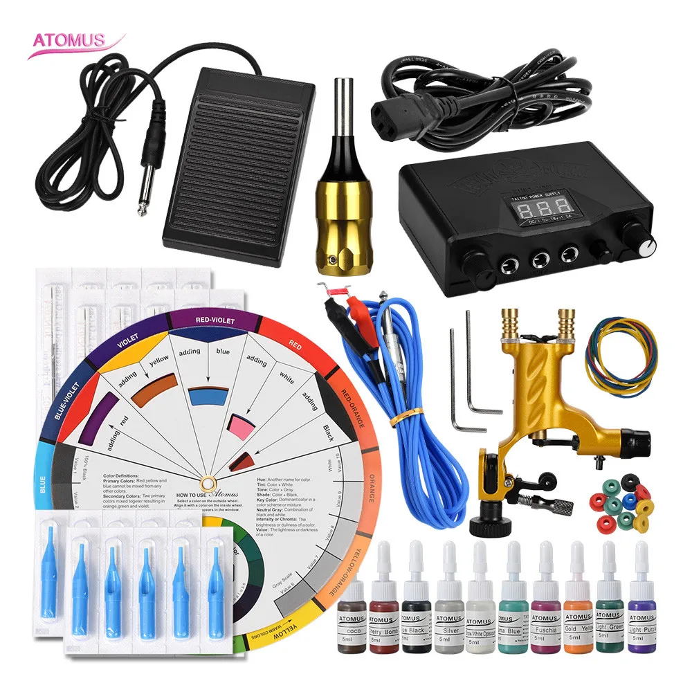 

Tattoo Machine Rotary Kits Equipamento Tatuagem Tatto Tatoo Tatouage Professionnel Insumos Para Tatuajes Machine Tatoo Kit Tools