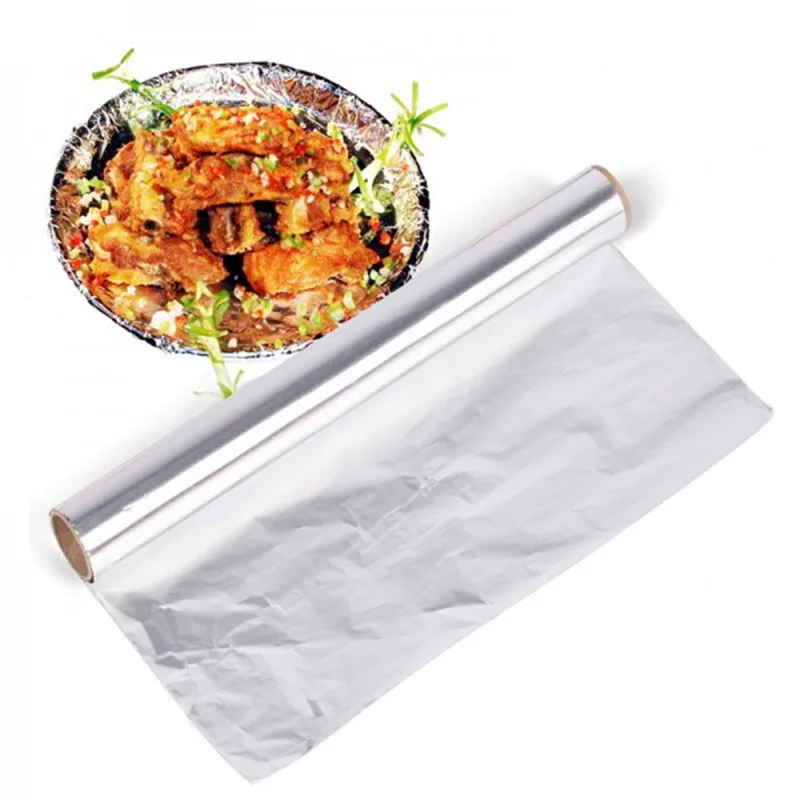 

Newly Barbecue Oven Aluminum Foil Paper Food Grade Thickening Baking Household Barbecue Foil Paper