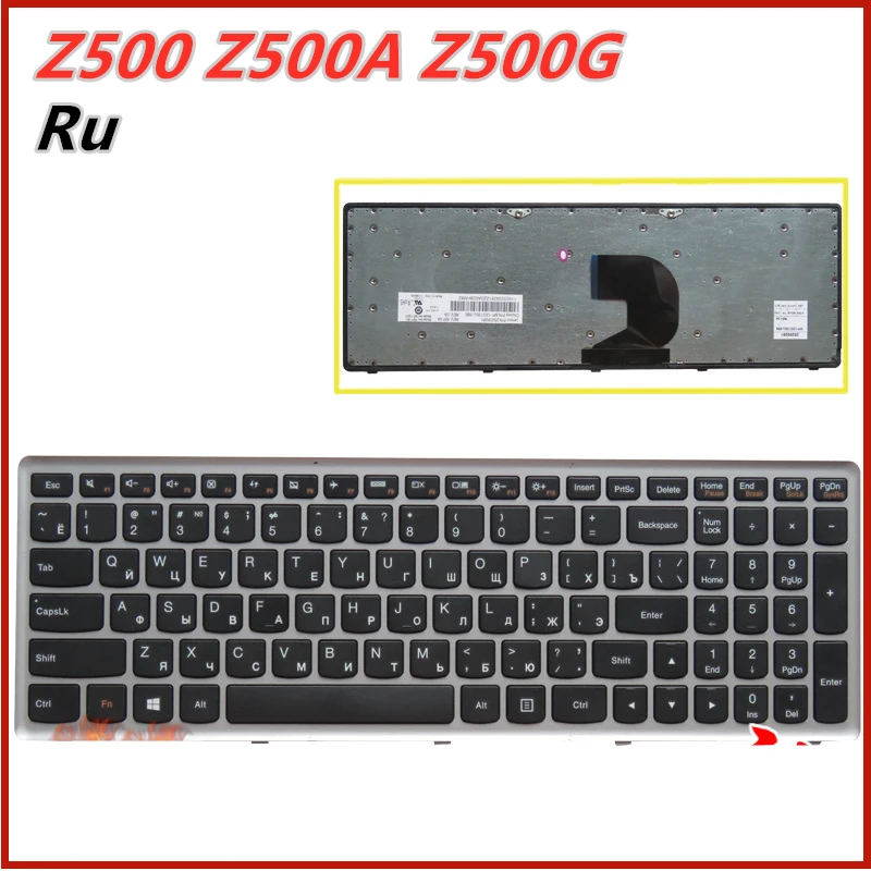 Laptop Keyboard For Lenovo Z500 Z500A Z500G