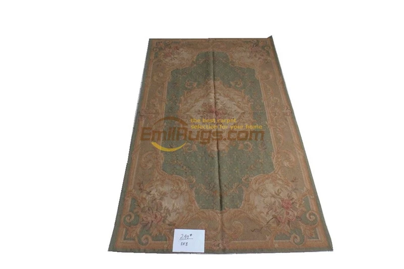 Античный Французский Aubusson роскошный рукодельный диван пол использовать прямоугольный ковер античный