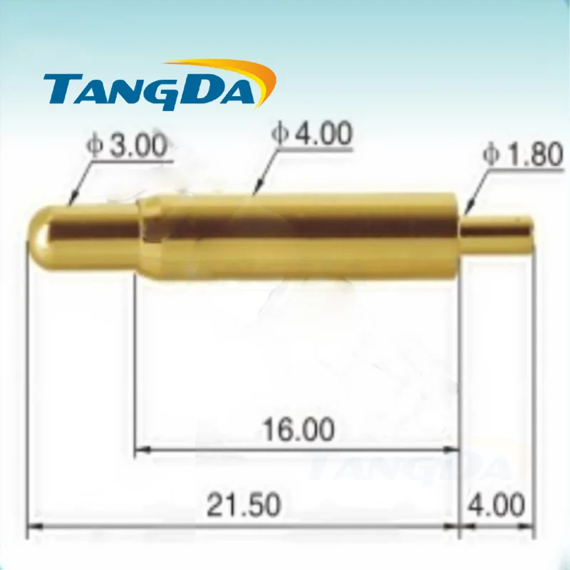 4 25.5 mm Spring needle antenna thimble pogopin positioning battery conductive plug-in 4*25.5mm | Обустройство дома