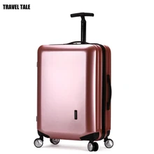 Travel tale 2" 24" дюймов АБС прокатки багажные крутящееся походная коробка алюминиевая рама для путешествий чемодан с колесиками