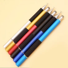 Новая Металлическая емкость ручка для рисования 2 в 1 емкостный сенсорный экран всенаправленные перспективные ручки для iPad планшета 5 цветов