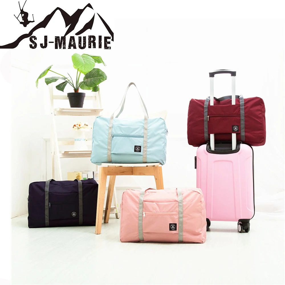 

SJ-Maurie Hot Sports Folding Storage Outdoor Training Travel HandBag Large Capacity Women Fitness Yoga Duffle Gym Bag 48x16x32cm