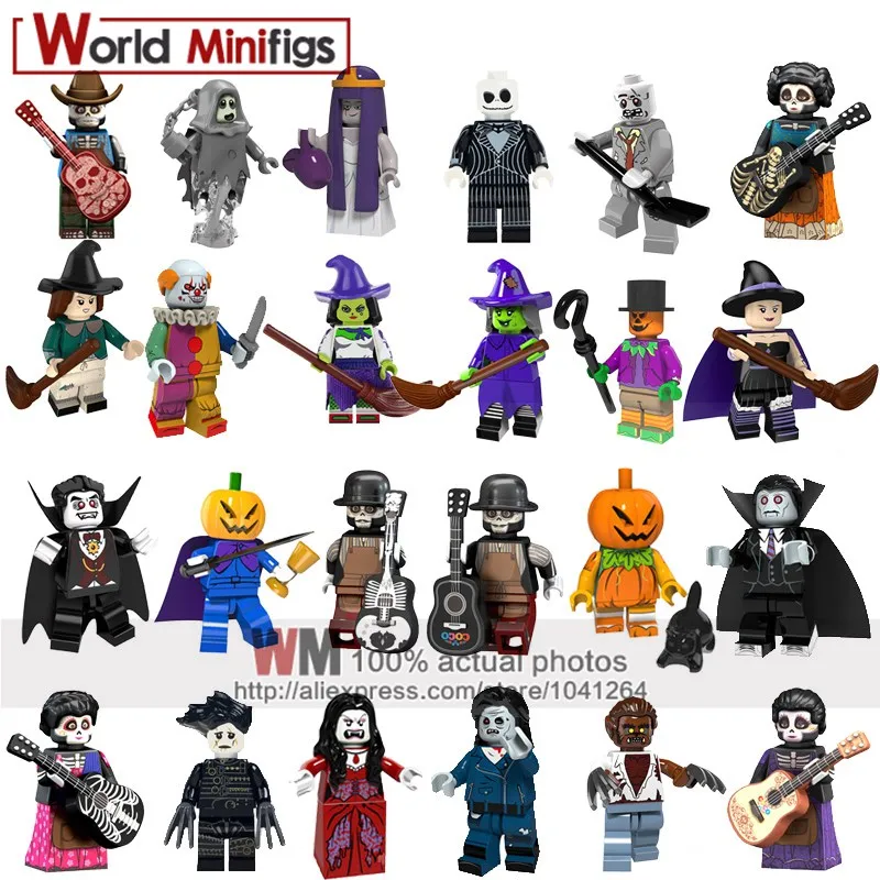 

Single Bricks The Day Of The Dead Series Coco Movie Model Rosita Figures Building Blocks For Children Gift Toys
